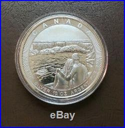 10 oz 2017 Canadian The Great Niagara Falls. 9999 Silver $50 Coin BU in Capsule