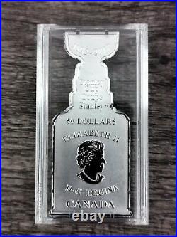 125th Anniversary Silver Stanley Cup Shape Coin 50$ Face Value