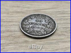 1858 20 Cents Canada Silver Coin