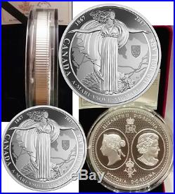 1867-2017 $100 10OZ Silver Coin Canada Confederation Medals 1927 Diamond Jubilee