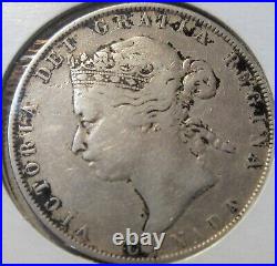 1871 H Canada SILVER Half Dollar Fifty Cents BETTER GRADE Coin 50 Cents 50c (JT)