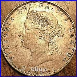 1872H CANADA SILVER 50 CENTS COIN Dp S in CENTS Excellent example