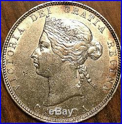 1874H CANADA SILVER 25 CENTS QUARTER COIN Excellent example