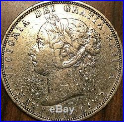 1882 NEWFOUNDLAND SILVER 50 CENTS VICTORIA FIFTY CENTS COIN Excellent example
