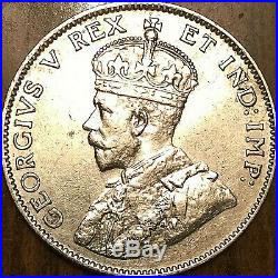 1911 CANADA SILVER 25 CENTS QUARTER COIN Fantastic example