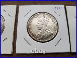 1911 Canada Silver Half Dollar Coin George V