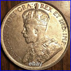 1917 CANADA SILVER 50 CENTS COIN Fantastic example with luster