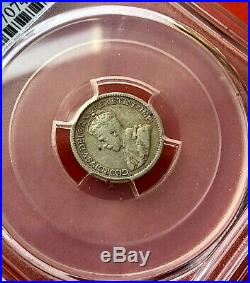 1921 Canada Silver 5 Cent Coin PCGS F15 Prince of Canadian Coins