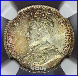 1921 Canada Ten 10 Cents Silver Coin NGC MS 65 KM# 23a TOP POP