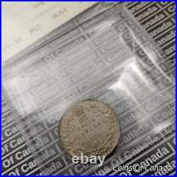 1936 Canada 25 Cent Silver Quarter Coin ICCS EF 45 Bar #coinsofcanada