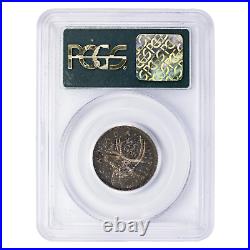 1937 Canada 25 Cents Quarter Silver Coin PCGS Mirror Specimen SP-64