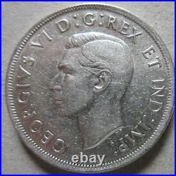 1938 Canada Silver One Dollar Coin. BETTER GRADE (RJ226)