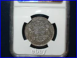 1946 Canada Fifty Cents NGC VF35 SILVER BETTER DATE 50C COIN PRICED TO SELL