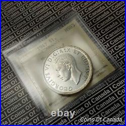 1947 Canada $1 Silver Dollar Coin ICCS MS 63 ML Maple Leaf #coinsofcanada