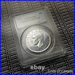 1947 Canada $1 Silver Dollar PCGS MS 62 Maple Leaf ML -Nice Coin! #coinsofcanada
