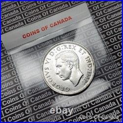 1947 Canada Silver Dollar Coin Pointed 7 with Dot Rare P7 Dot #coinsofcanada