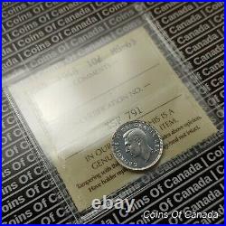 1948 Canada 10 Cents Silver Dime ICCS MS-63 Nice Coin #coinsofcanada
