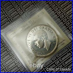 1948 Canada $1 Silver Dollar Coin ICCS AU 55 Great Looking Coin #coinsofcanada