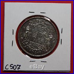 1948 Canada Silver Half Dollar 50 Cent Coin C507 $155 F/VF