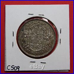1948 Canada Silver Half Dollar 50 Cent Coin C509 $170 VF