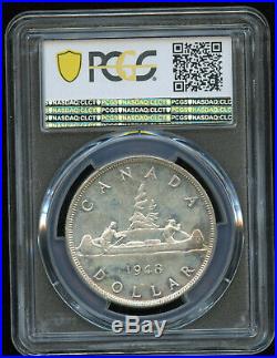 1948 Canadian Silver Dollar PCGS MS-64 AMAZING COIN