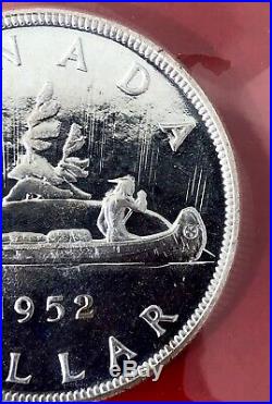 1952 NWL Canada 1 Dollar Silver Coin One Dollar ICCS Proof Like PL-65