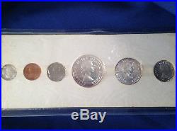 1955 Canada Silver Proof-Like Set of 6 Coins E4415