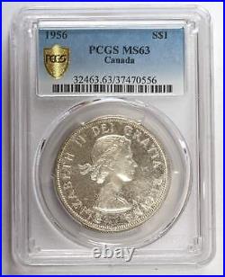 1956 Canada $1 PCGS MS 63 139635D