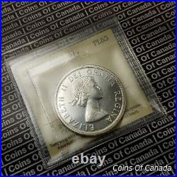 1957 Canada $1 Silver Dollar Coin ICCS PL 65 1WL 1 Waterline RARE #coinsofcanada