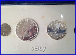 1957 Canada Silver Proof-Like Set of 6 Coins E4416