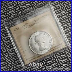1958 Canada Silver 50 Cents Coin ICCS MS 65 Outstanding Coin #coinsofcanada
