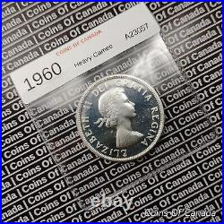 1960 Canada $1 Silver Dollar UNCIRCULATED Coin Heavy Cameo WOW! #coinsofcanada