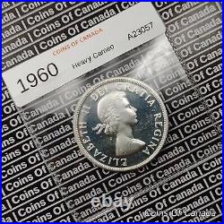 1960 Canada $1 Silver Dollar UNCIRCULATED Coin Heavy Cameo WOW! #coinsofcanada