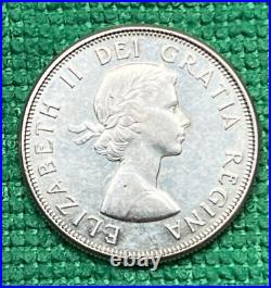 1961 Canada Silver Half Dollar 50C