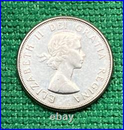 1961 Canada Silver Half Dollar 50C