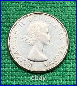 1961 Canada Silver Half Dollar 50C