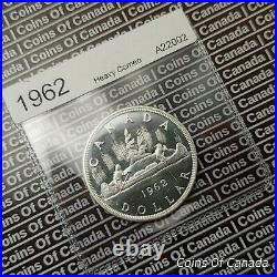 1962 Canada $1 Silver Dollar UNCIRCULATED Coin Heavy Cameo! WOW #coinsofcanada