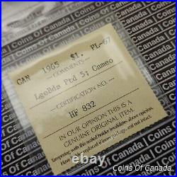 1965 Canada $1 Silver Dollar ICCS PL 67 Top Pop Registry Set Coin #coinsofcanada