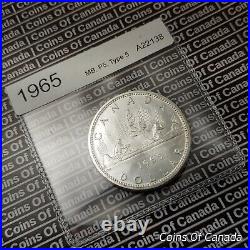 1965 Canada $1 Silver Dollar UNCIRCULATED Coin Type 5 V MB P5 #coinsofcanada