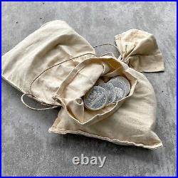 1965 Original Sealed Canvas bag Canada 1 Dollar Silver Coin One Dollar $100 Face
