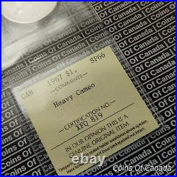 1967 Canada $1 Silver Dollar Coin ICCS SP 66 Heavy Cameo #coinsofcanada