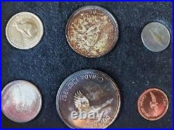 1967 Canada Confederation Centennial 7 Coin Proof Set INCLUDES $20 GOLD & Silver