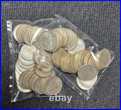 1967 Canada Silver 25 Cents $10.00 Face Value 40 Coins 50% & 80% Mixed