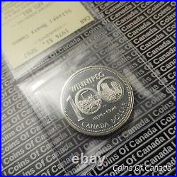 1974 Canada $1 Silver Dollar Coin ICCS SP 67 with Rare Heavy Cameo #coinsofcanada