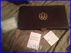 1976 Canada $5 & $10 Olympic BU Sterling Silver 28 Coin Set Collection