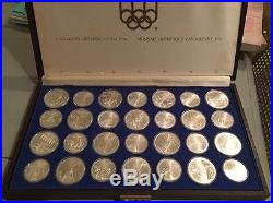 1976 Canada $5 & $10 Olympic Coin Set Collection, BU Sterling Silver 28 pieces