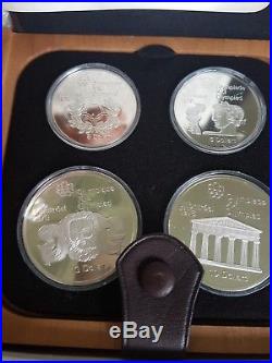 1976 Montreal Olympic series full set of 28 silver coins in Mint Condition