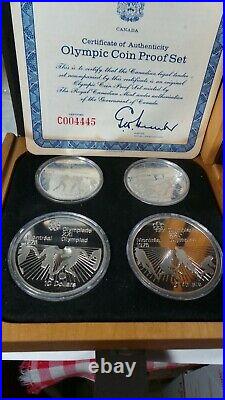 1976 PROOF Silver Canadian Montreal Olympic Games 28 COIN SET 30 OZ. TOTAL