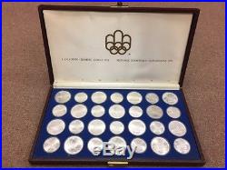 1976 Proof Silver Canadian Montreal Olympic Games Set 28 Coin in original box