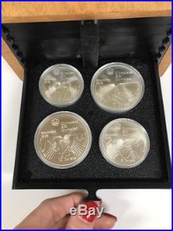 1976 Proof Silver Canadian Montreal Olympic Games Set (28) Uncirculated Coins